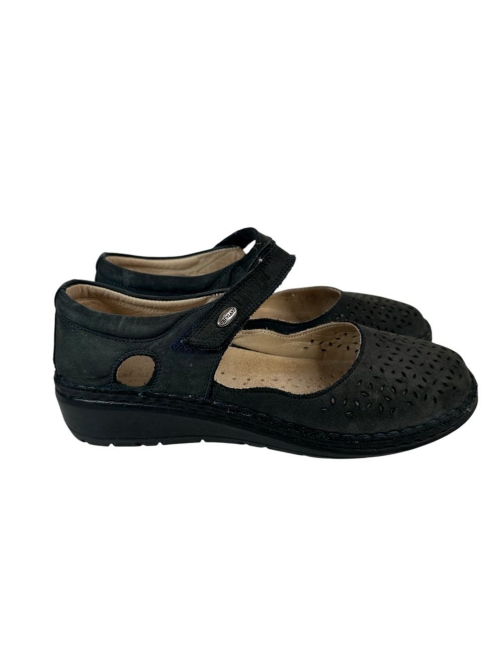 Grunland Nessi Comfort Mary Jane Orthopedic Walking Flats Black Euro 40 9